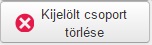 kijelölt csoport törlése
