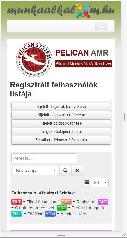 mobil nézet